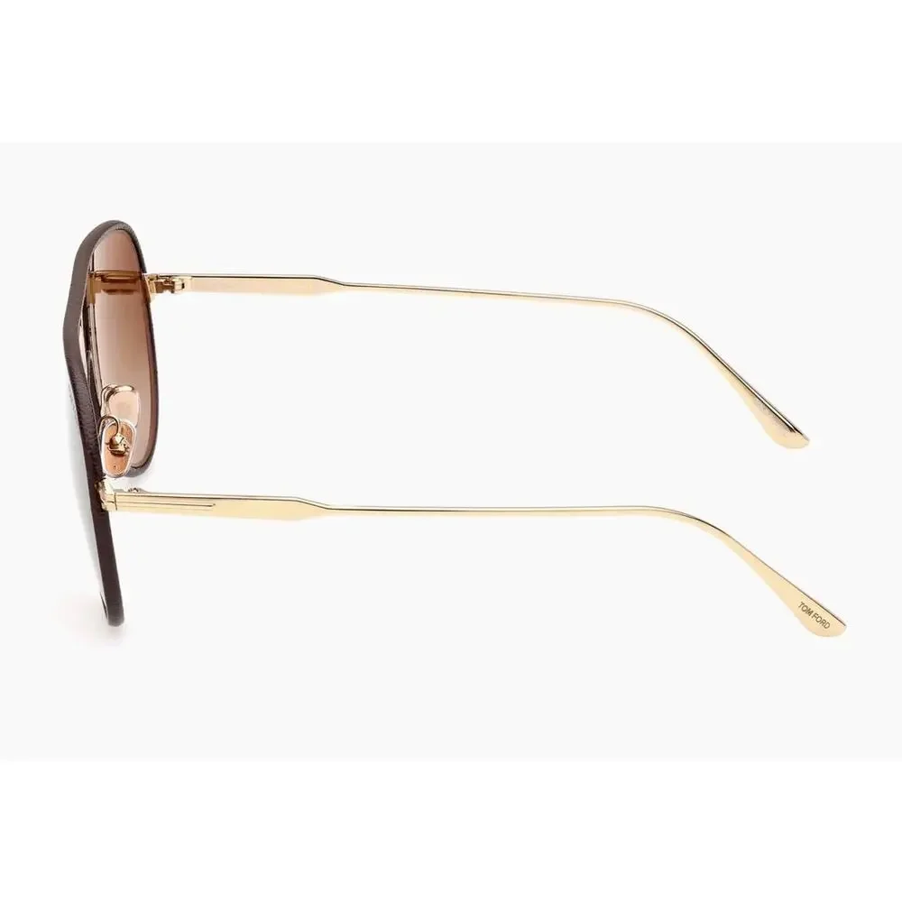 Tom Ford Jessie 50MM Aviator metal Sunglasses $1300